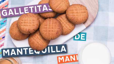 Galletitas de Mantequilla de Mani