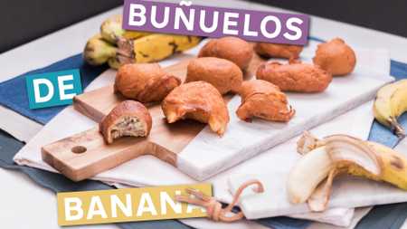 Buñuelos de Banana Facil y Rapido