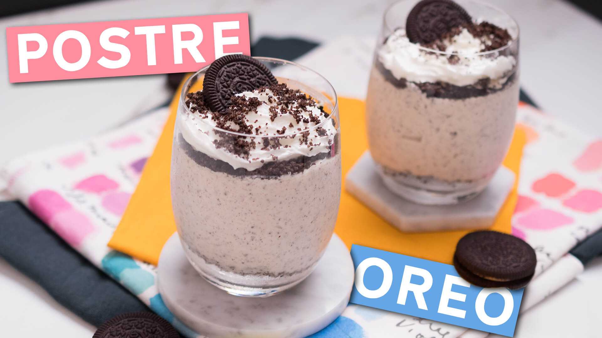 Postre Oreo