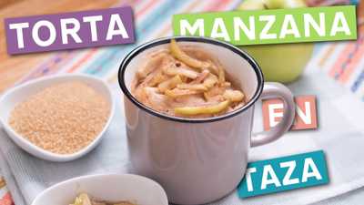 Torta de Manzana en Taza