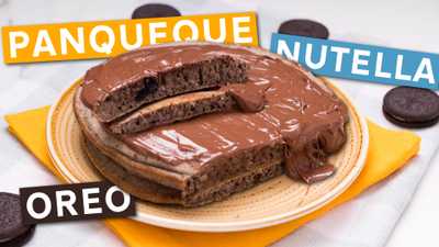 Panqueque de Oreo y Nutella