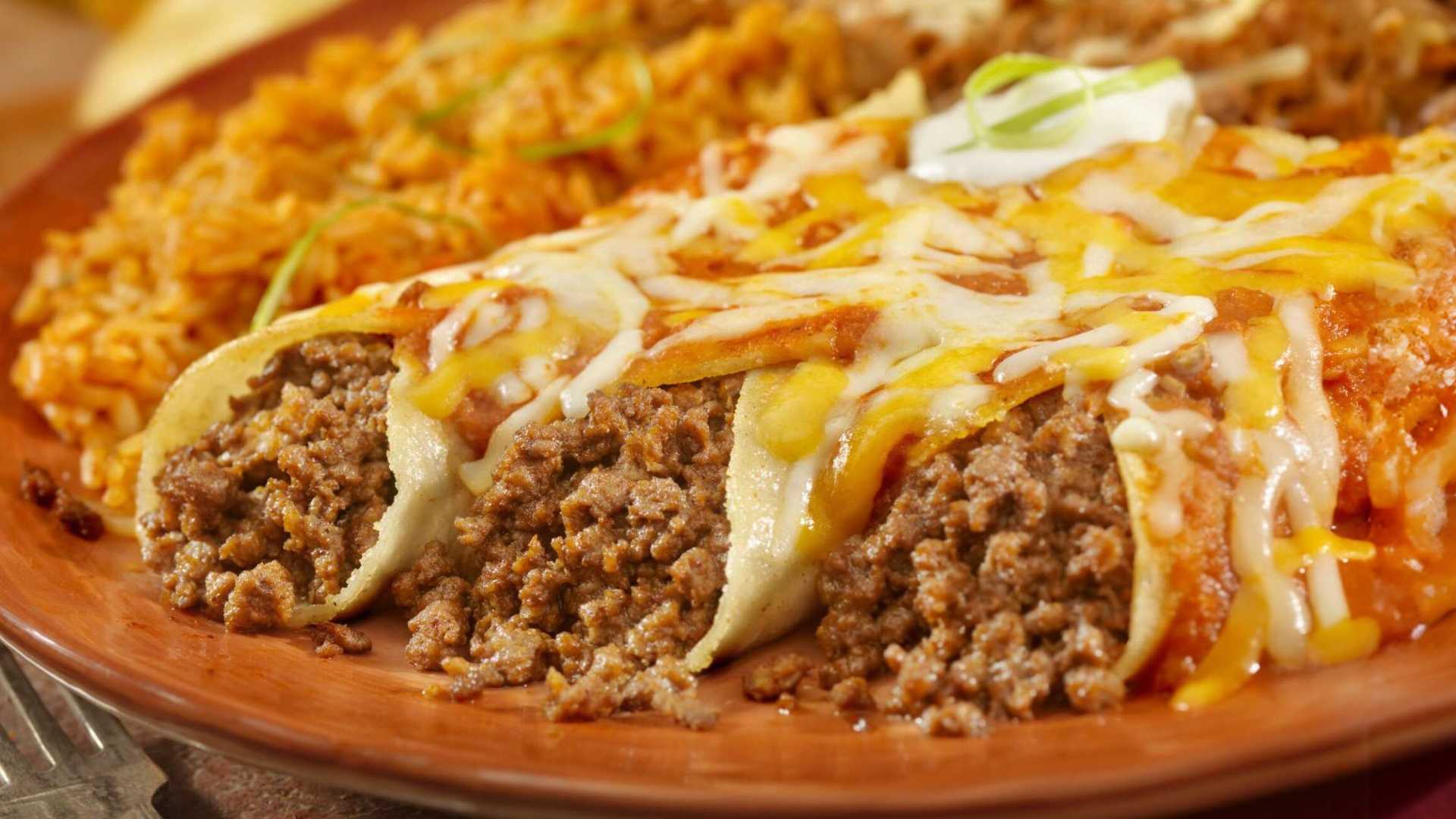 Enchiladas de Carne