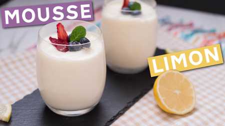 Mousse de Limon Casero Facil