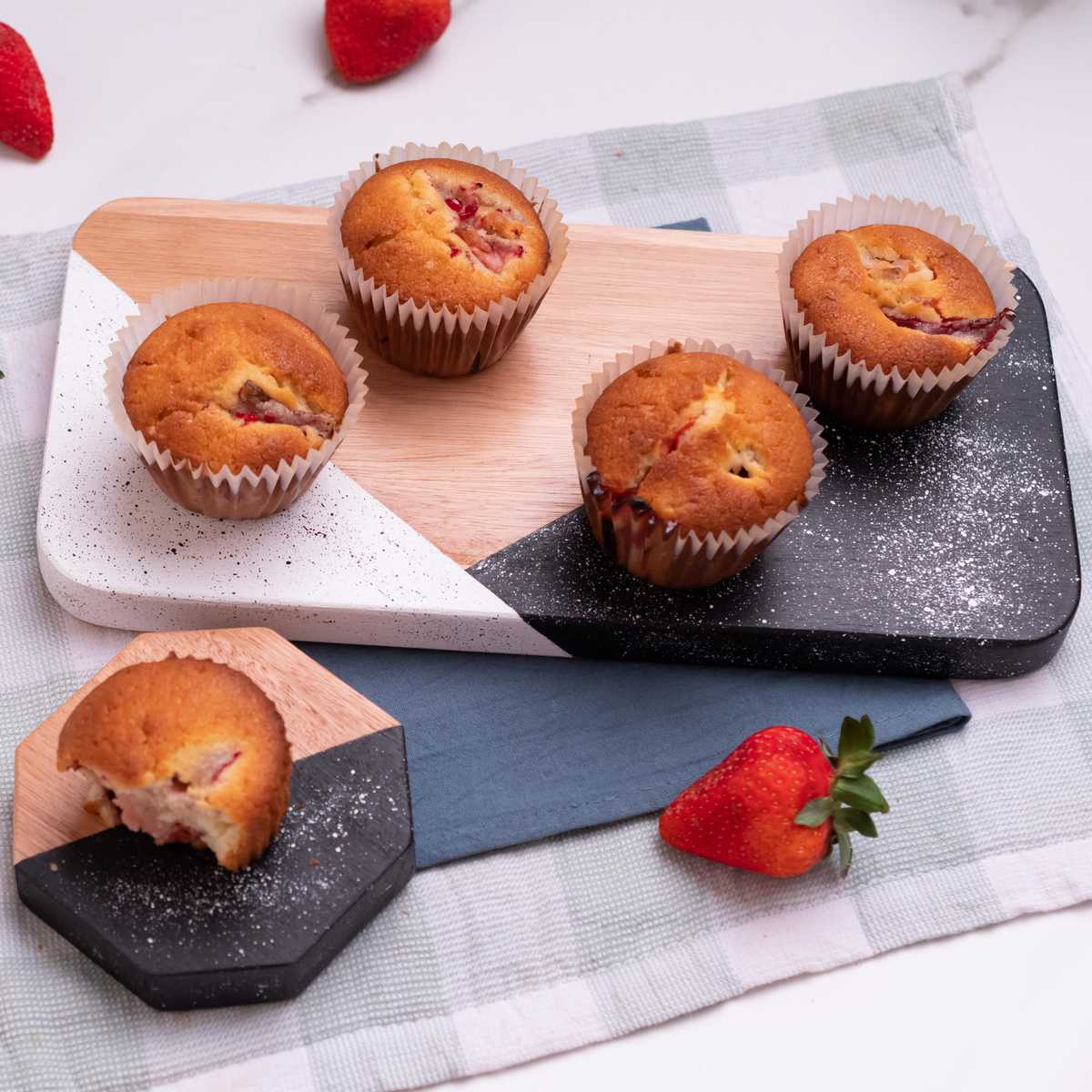 Muffins de Frutilla