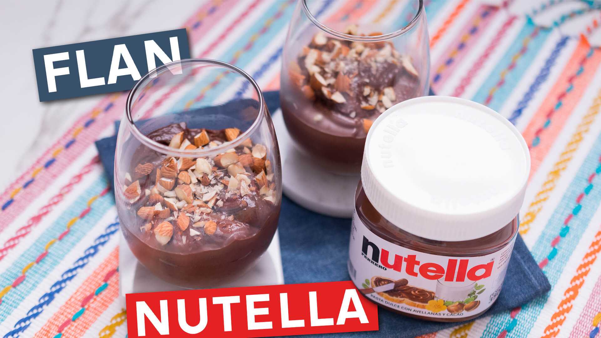 Flan de Nutella