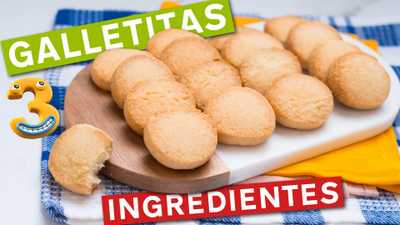 Galletitas con 3 Ingredientes