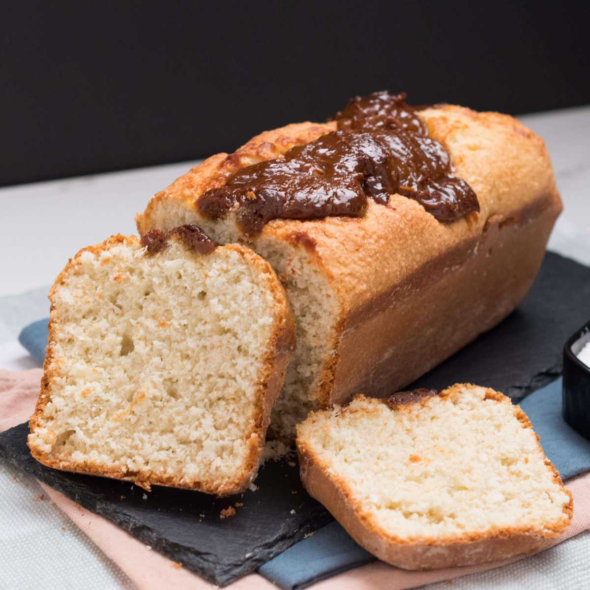 Budin de Coco y Caramelo