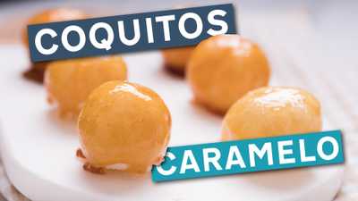 Coquitos Cubiertos en Caramelo